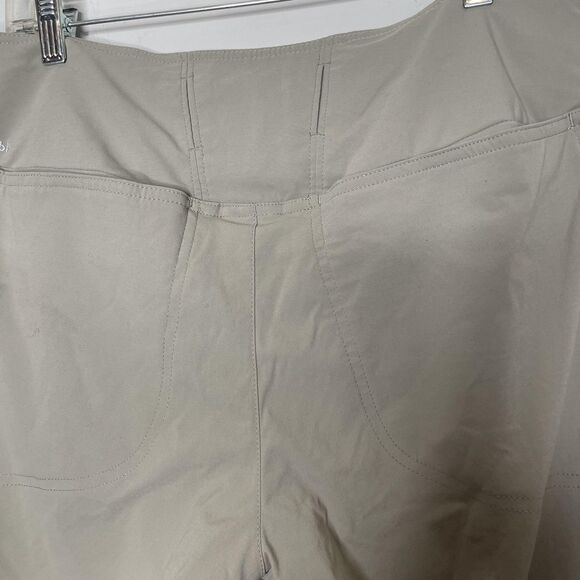 Columbia Pants Women 12 Beige Omni-Shield Advanced Repellency Convertible Hiking - Picture 9 of 14